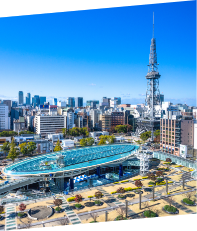 名古屋の街並み